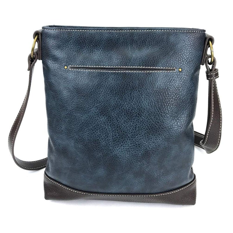 CHALA Sweet Messenger Mid Size Shoulder Purse with Adjustable Strap - Cardinal - navy - Image 3